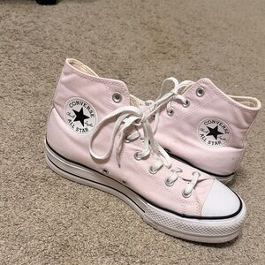 Platform Converse - Light Pink